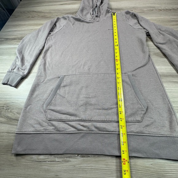 Gray Columbia Rush Valley long hoodie Women Gray Fleece Lined Size L - Picture 2 of 10